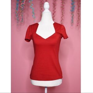 Red Pinup Top